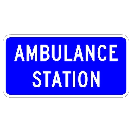 Sign Solutions Usa 12 in Height, 24 in Width, Aluminum, Horizontal Rectangle DUS08DWT2412D9-13bP